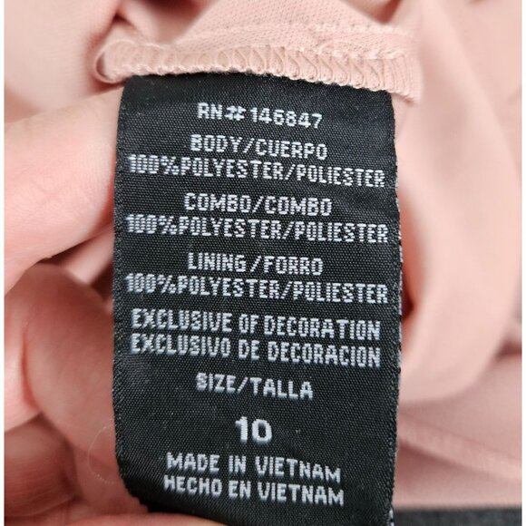 Le Bos Womens Formal Embroidered Lace Bodice Draped Skirt Maxi Dress Size 10 - Picture 12 of 16